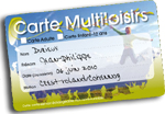 Carte multiloisirs
