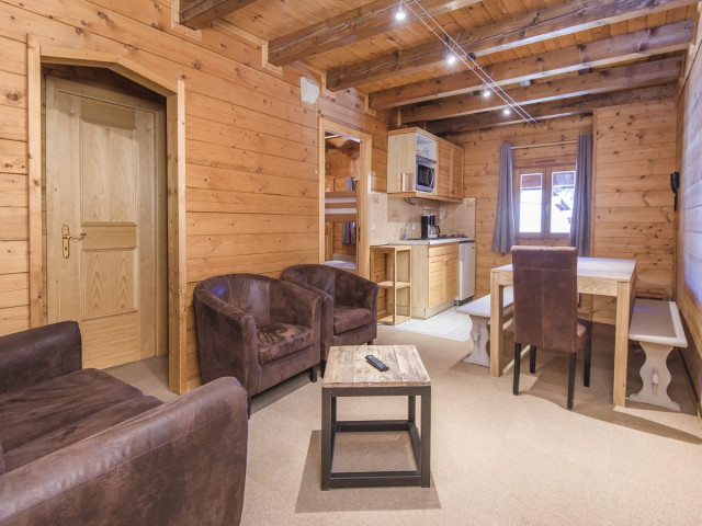 salle à manger appartement chalet cosy