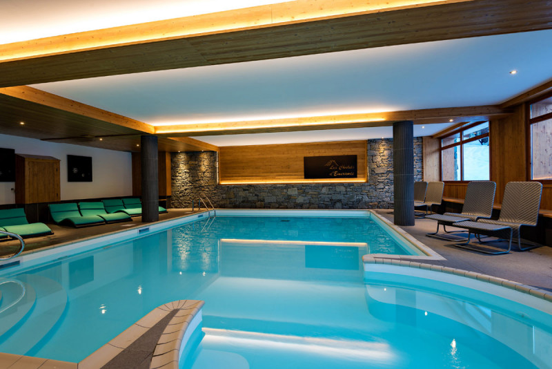 piscine-spa-chalets-emeraude-les-saisies - © Lagrange Holidays piscine-spa-chalets-emeraude-les-saisies