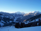 vue depuis le chalet sur Arêches