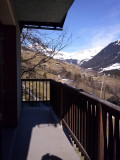 Vue depuis le balcon du séjour, sur le vallon du Col du Joly