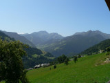 vue du chalet:
Le grand Mont ainsi que le Mirantin
