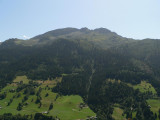 La montagne d'Outray 
     vue du balcon
