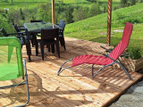 Espace détente sur la nouvelle terrasse