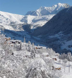 Hauteluce et le Mt-Blanc