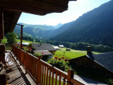 Vue sur le col du Joly depuis le balcon