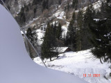 LE CHALET DEPUIS LA PISTE