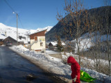 Le chalet avec vue sur le Mt Blanc