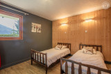 Chambre en rez-de-jardin du chalet