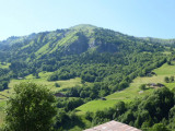 vue des montagnes depuis le balcon