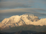 Coucher de soleil sur le Mont-Blanc