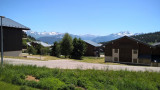 Vue depuis le balcon du chalet