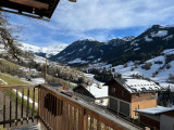 Vue sur le vallon d'Hauteluce avec le Mont-Blanc