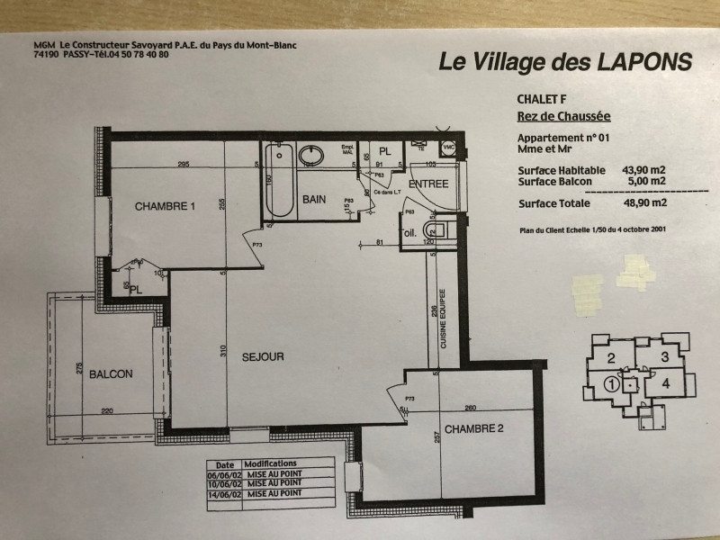 Plan Village des Lapons F01