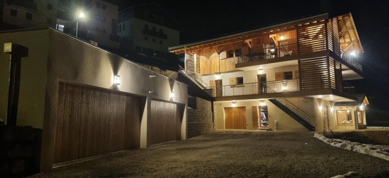 Vue des garages