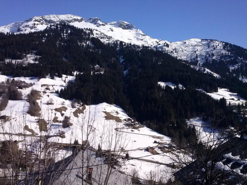 Vue depuis le gite, sur la montagne d'Outray.