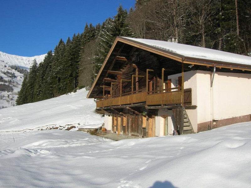 Le chalet l'hiver
