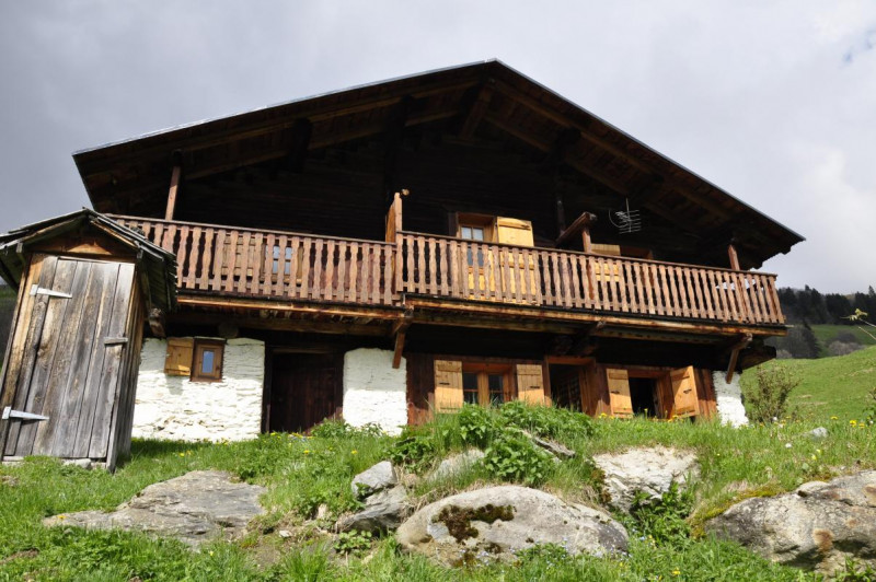 chalet en entier depuis le pres