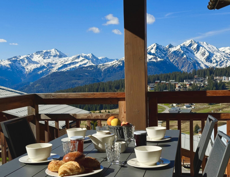 Terrasse - © RESIDENCE DES ARMAILLIS - Appt 3 pièces_Les Saisies Terrasse