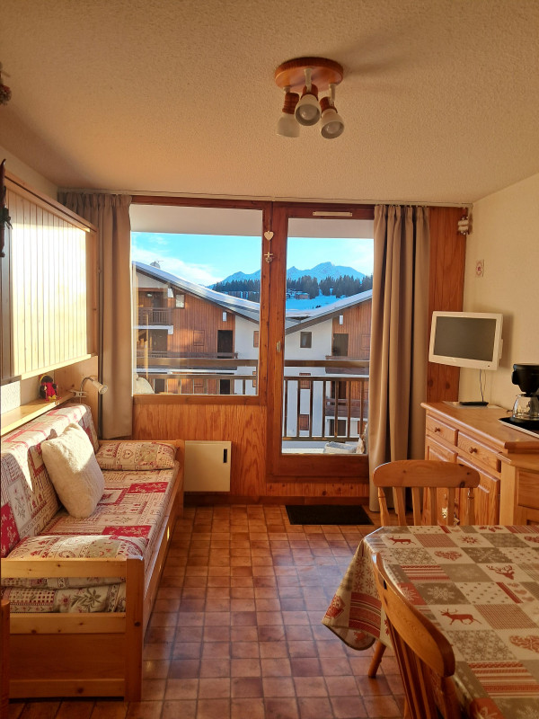 Appt 2 pièces Jardins Alpins, L'Eperviere N°105_Les Saisies - © Le Marchand Appt 2 pièces Jardins Alpins, L'Eperviere N°105_Les Saisies