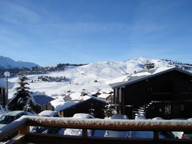 Vue du balcon sur les pistes de Bisanne - © GĂ®tes de France Vue du balcon sur les pistes de Bisanne