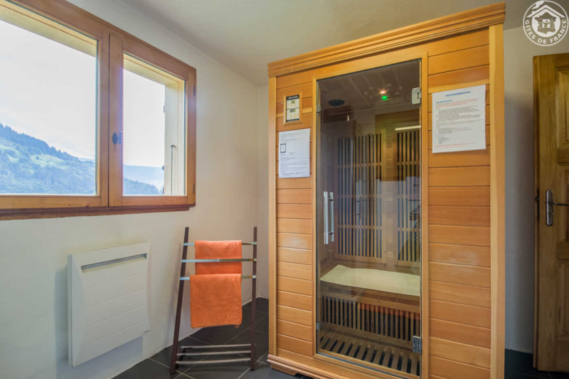 Espace sauna fitness