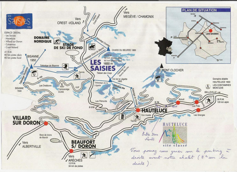 Plan d'accès au gîte L'Outray