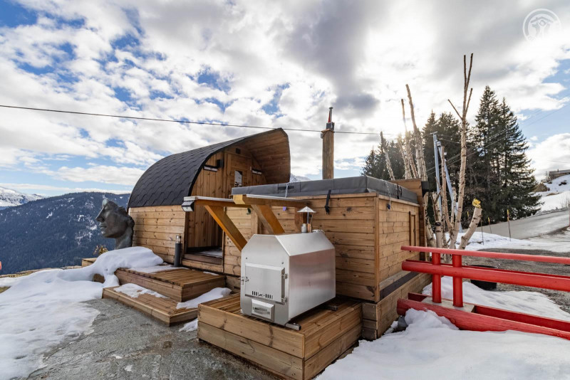 jacuzzi/sauna extérieur