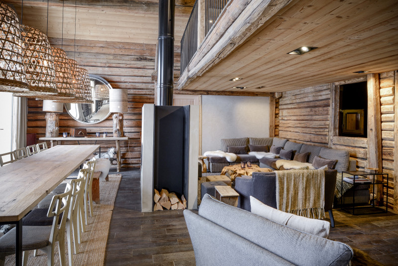 salon-salle-a-manger - © Chalet Nantailly salon-salle-a-manger