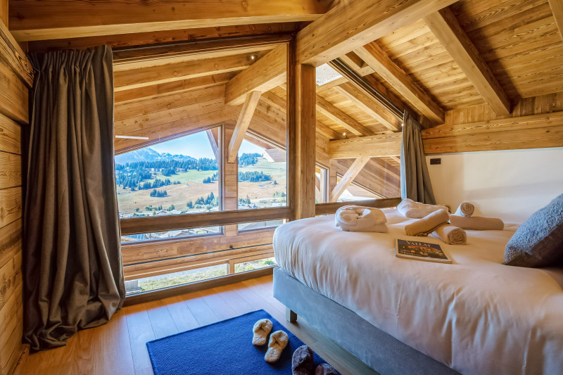 Chambre esprit chalet - © Village Les Armaillis Chambre esprit chalet