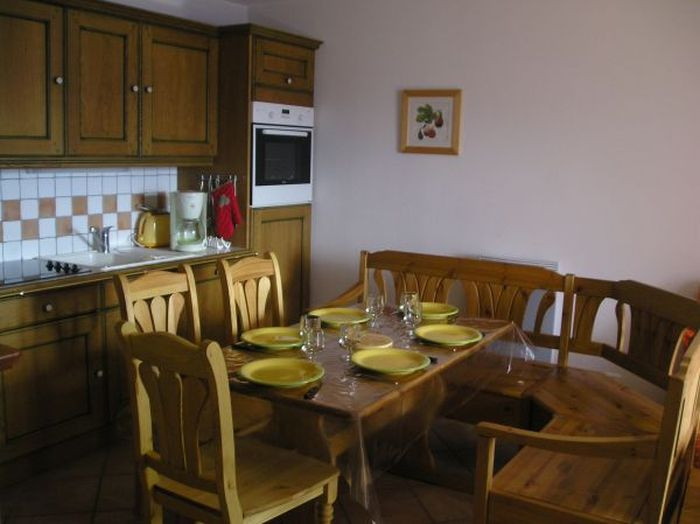 Les Fermes du Beaufortain - Bisanne 1500 - Séjour cuisine Les Fermes du Beaufortain - Bisanne 1500 - Séjour cuisine
