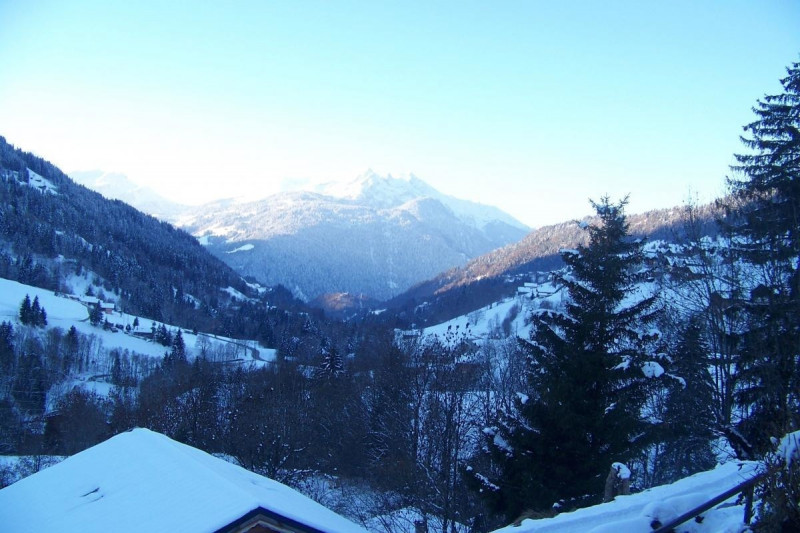 Depuis le gite vue sur les montagnes