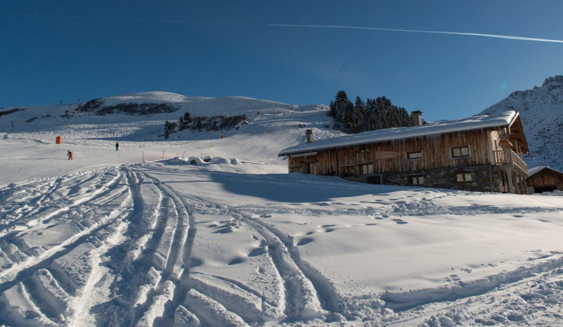 Chalet à proximité immédiate ( environ 200m) de l'ESF et du jardin d'enfants