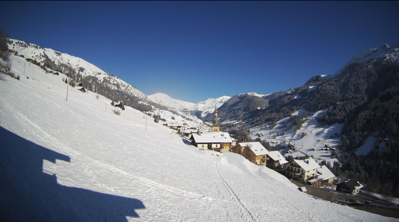 Hauteluce et le Mont-Blanc