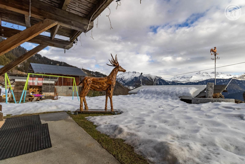 vue jardin hiver - © Gîtes de France vue jardin hiver