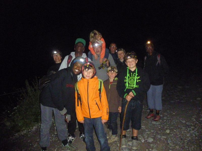 enfants dans la nuit