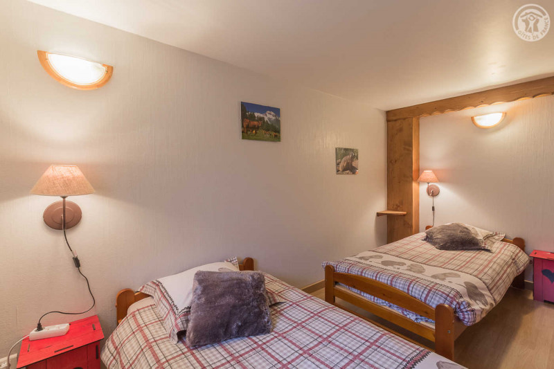 chambre 2 lits 1 personne - © Gîtes de France chambre 2 lits 1 personne