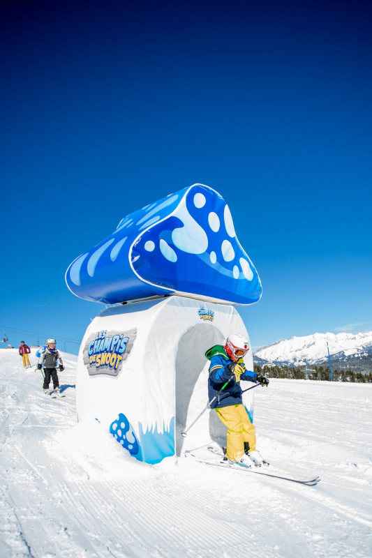 Ski en famille printemps du ski Les Saisies