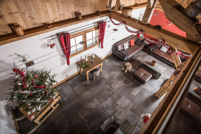 Chalet Vers Les Plans salon2 - © Bouchage Yann Chalet Vers Les Plans salon2