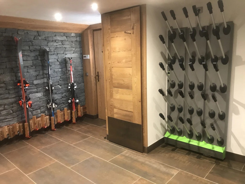 Chalet Vers Les Plans skiroom - © Bouchage Yann Chalet Vers Les Plans skiroom