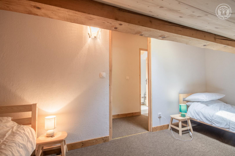 Chambre 2 x lits simples - © Gîtes de France Chambre 2 x lits simples