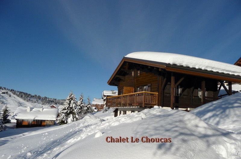 Le Choucas - Gîte niveau 1 avec balcon plein sud avec vue panoramique sur le station et le Beaufortain
