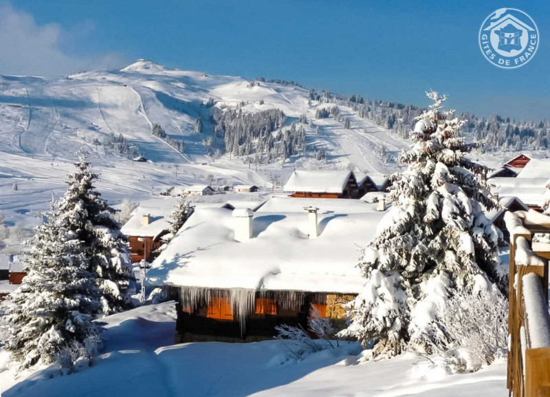 Vue Sud-Ouest côté station en Hiver