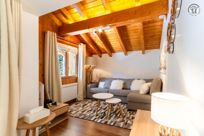 CHALET LES CARONS 7 - LES SAISIES - Coin séjour - © Gîtes de France CHALET LES CARONS 7 - LES SAISIES - Coin séjour